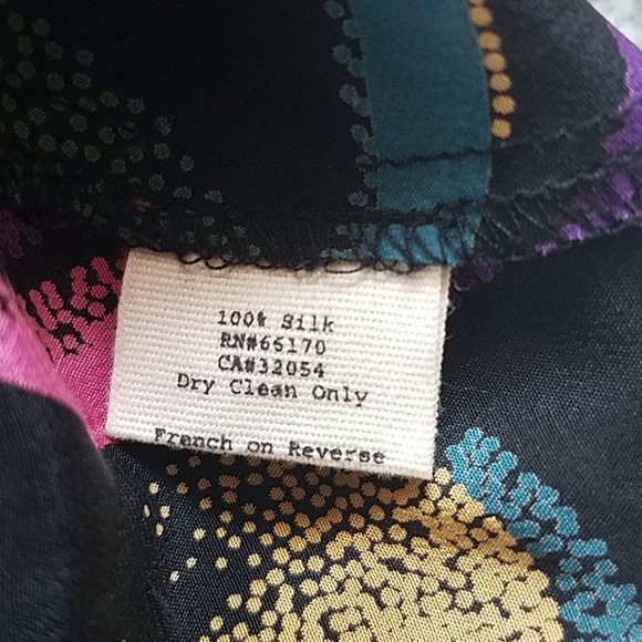 Lux Silk Floral Midi Dress Cami Slip size Medium - Picture 7 of 9